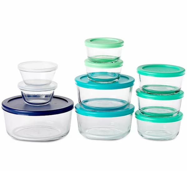 Anchor Hocking 20-Pc. Glass Food Storage Set with SnugFit Lids