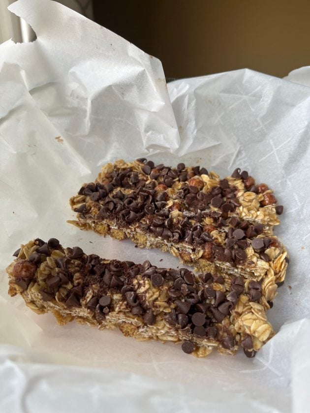 chewy granola bar recipe