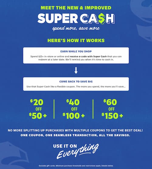 Old Navy Super Cash