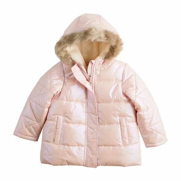 Toddler Girl Jumping Beans Heavyweight Hooded Parka