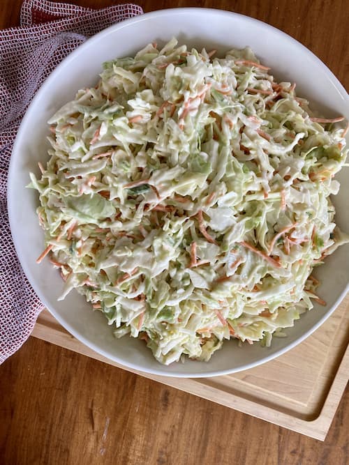 easy summer recipes: creamy coleslaw