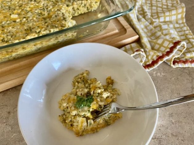 green rice casserole