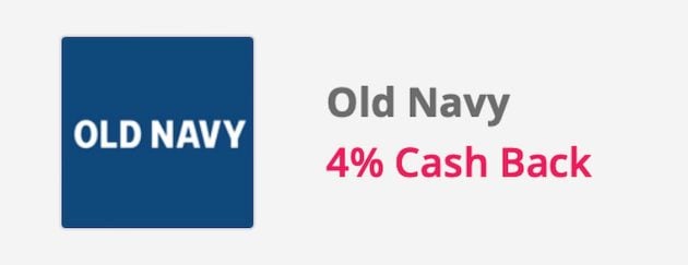 Old Navy cash back