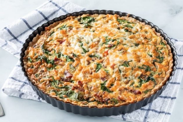 leftover quiche