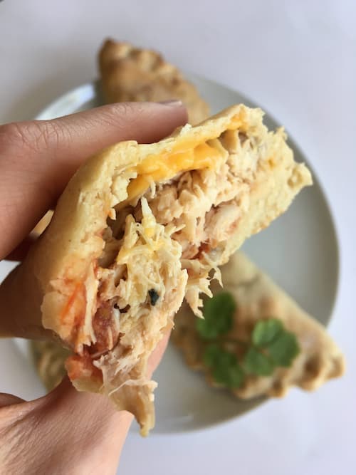 homemade chicken salsa pockets